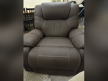 Sofas, Couches & Chairs Home Center  Rocking Chair  - Leather Match  - Sepia & Gold