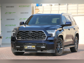 تويوتا  سكويا  بلاتينيوم  2023  اوتوماتيك  36,000 كم  6 سلندر  دفع رباعي  اس يو في  أزرق غامق