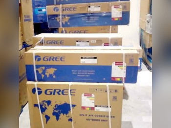 مكيفات الهواء جريي  يشمل التحكم عن بعد  ضمان  مع التسليم  مع التركيب