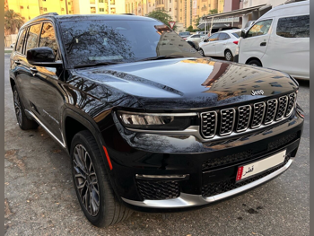 Jeep  Grand Cherokee  Summit  2021  Automatic  42,600 Km  8 Cylinder  Four Wheel Drive (4WD)  SUV  Black  With Warranty