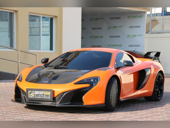 Mclaren  650 S  Spider  2015  Automatic  116,000 Km  8 Cylinder  Rear Wheel Drive (RWD)  Convertible  Orange