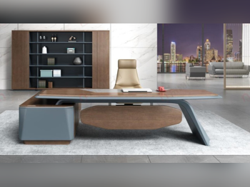 المكاتب ومكاتب الحاسوب - مكتب تنفيذي فاخر  - ميرير للمفروشات  - متعدد الألوان