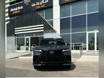 لكزس  ال اكس  600 اف سبورت  2024  اوتوماتيك  26,000 كم  6 سلندر  دفع رباعي  اس يو في  رمادي غامق  تحت الضمان