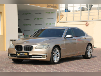 BMW  7-Series  740 Li  2014  Automatic  203,000 Km  6 Cylinder  Rear Wheel Drive (RWD)  Sedan  Gold