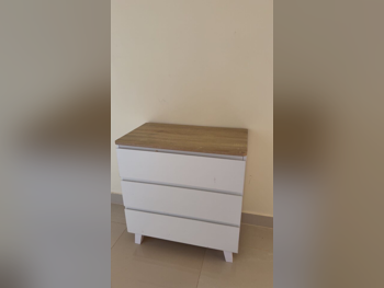 كابينات تخزين - أدراج  - أبيض