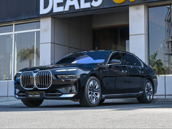 BMW  7-Series  740 i  2023  Automatic  61,000 Km  6 Cylinder  Rear Wheel Drive (RWD)  Sedan  Black  With Warranty