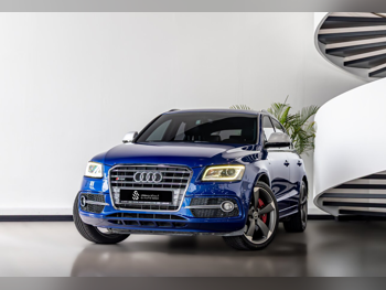 Audi  SQ5  2017  Automatic  151,000 Km  6 Cylinder  All Wheel Drive (AWD)  SUV  Blue