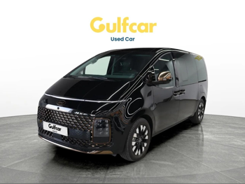 هيونداي  ستاريا  2025  اوتوماتيك  641 كم  6 سلندر  سحب امامي  فان \ باص  أسود  تحت الضمان