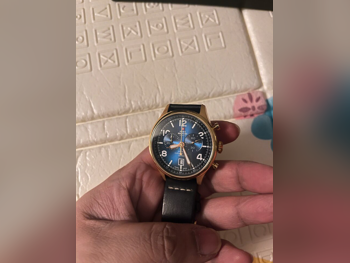 ساعات - ساعات الكوارتز  - أزرق  - ساعات رجالي