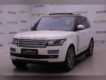 Land Rover  Range Rover  Vogue  Autobiography  2014  Automatic  160,000 Km  8 Cylinder  Four Wheel Drive (4WD)  SUV  White