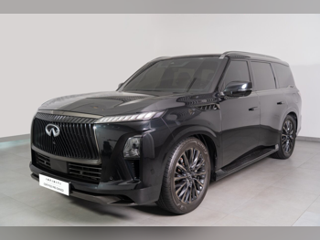 Infiniti  QX  80  2025  Automatic  17,605 Km  8 Cylinder  Four Wheel Drive (4WD)  SUV  Black  With Warranty