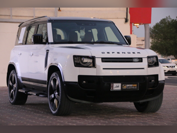 Land Rover  Defender  110 HSE  2023  Automatic  59,000 Km  6 Cylinder  Four Wheel Drive (4WD)  SUV  White  With Warranty