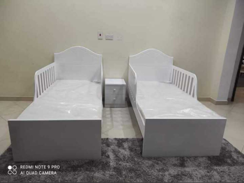 أسّرة الأطفال - سرير فردي  - لايف ستايل  - أبيض