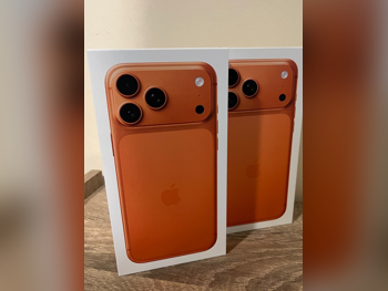 هواتف نقالة ابل  - ايفون 17  - برو ماكس  - برتقالي  - 256 جيجابايت