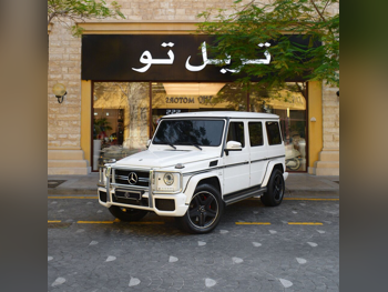 Mercedes-Benz  G-Class  63 AMG  2015  Automatic  81,450 Km  8 Cylinder  Four Wheel Drive (4WD)  SUV  White
