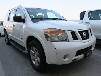 نيسان  أرمادا  اس اي  2015  اوتوماتيك  300,000 كم  8 سلندر  دفع رباعي  اس يو في  أبيض