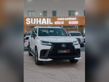 Lexus  LX  600 F Sport  2024  Automatic  59,000 Km  6 Cylinder  Four Wheel Drive (4WD)  SUV  White  With Warranty