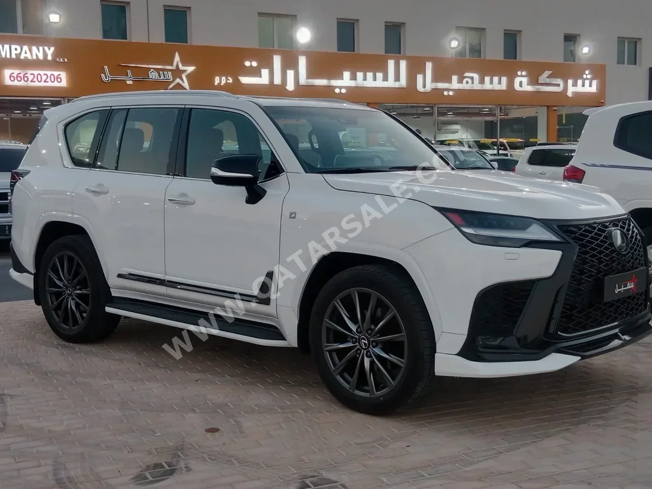 Lexus  LX  600 F Sport  2024  Automatic  59,000 Km  6 Cylinder  Four Wheel Drive (4WD)  SUV  White  With Warranty