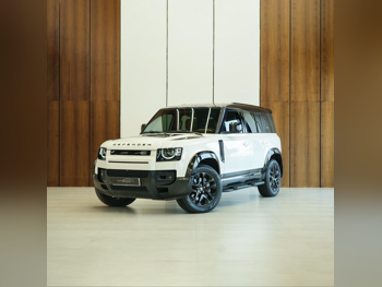 Land Rover  Defender  110 HSE  2023  Automatic  65,000 Km  6 Cylinder  Four Wheel Drive (4WD)  SUV  White  With Warranty