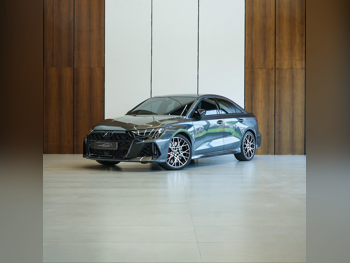 Audi  RS  3  2025  Automatic  7,000 Km  5 Cylinder  All Wheel Drive (AWD)  Sedan  Dark Gray  With Warranty