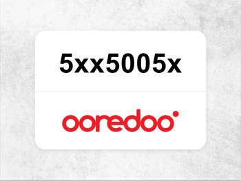 Ooredoo Mobile Phone  5xx5005x
