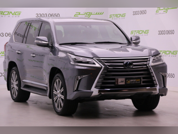 لكزس  ال اكس  570  2017  اوتوماتيك  204,000 كم  8 سلندر  دفع رباعي  اس يو في  رمادي