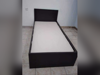 Beds - Single  - Brown  - Mattress Included