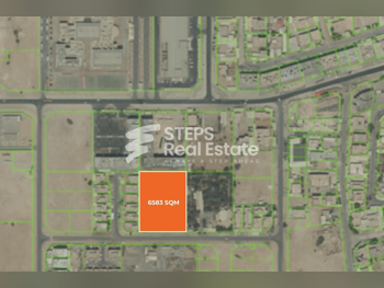 اراضي للبيع في أم صلال  - أم العمد  -المساحة 6,583 متر مربع