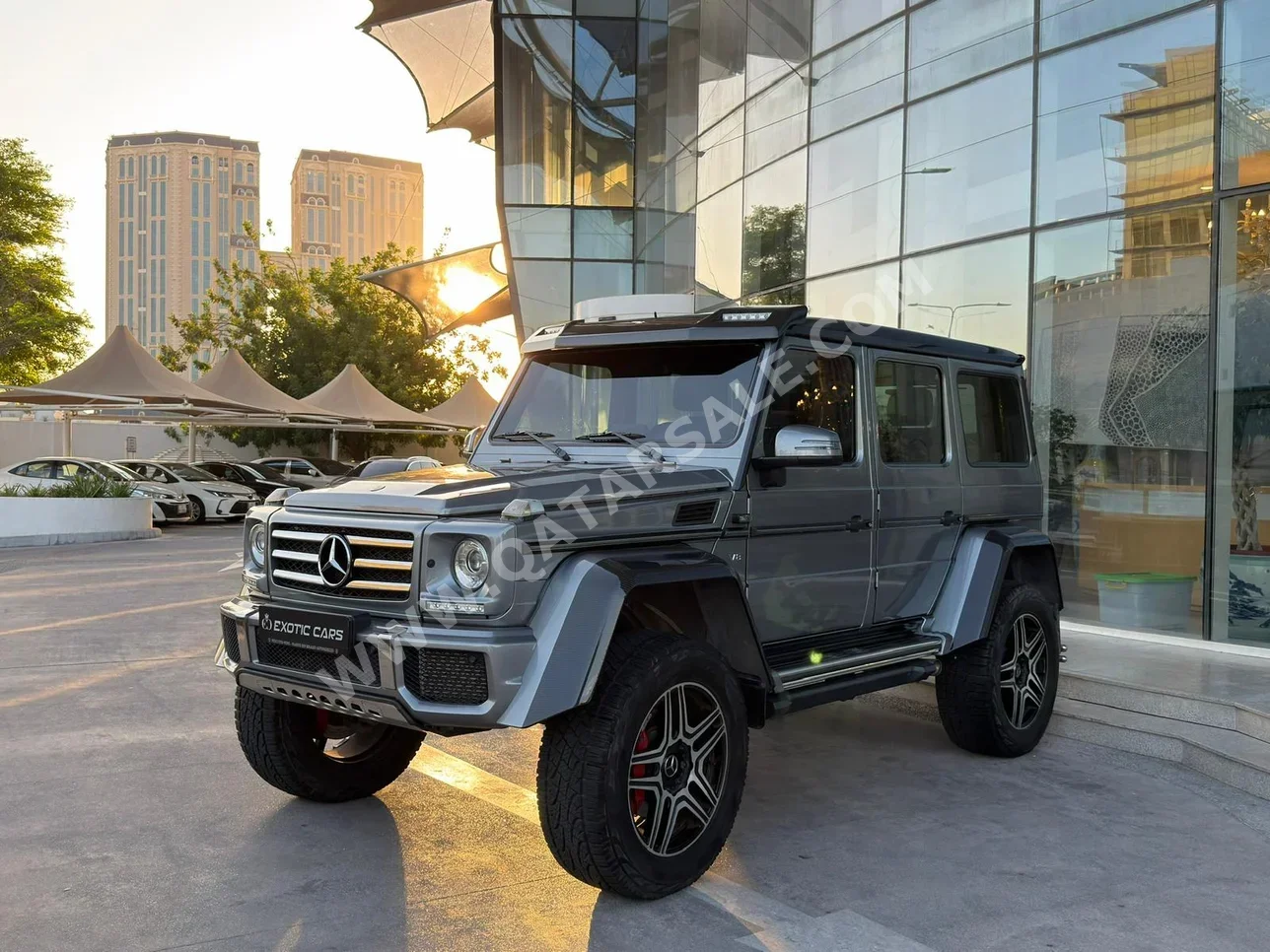 Mercedes-Benz  G-Class  500 4X4  2018  Automatic  22,000 Km  8 Cylinder  Four Wheel Drive (4WD)  SUV  Gray