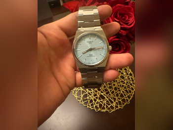 ساعات - تيسو  - ساعات الكوارتز  - أزرق  - ساعات للجنسين