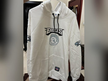 ملابس رجالي قطن \  جاكيتات  أبيض \ المقاس: اكس اكس لارج