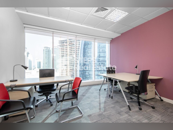 مكاتب تجارية - مفروشة بالكامل  - الدوحة  - الخليج الغربي