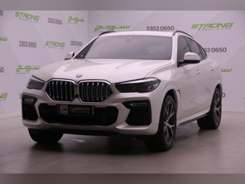 BMW  X-Series  X6  2020  Automatic  62,000 Km  6 Cylinder  Four Wheel Drive (4WD)  SUV  White