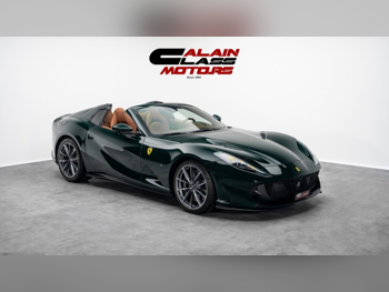 Ferrari  812  GTS  2021  Automatic  9,002 Km  12 Cylinder  Rear Wheel Drive (RWD)  Convertible  Green