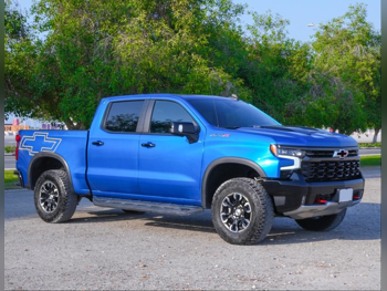 شفروليه  سلفرادو  زد ار 2  2024  اوتوماتيك  14,000 كم  8 سلندر  دفع رباعي  بيكب  ازرق  تحت الضمان