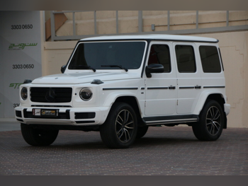 Mercedes-Benz  G-Class  500  2022  Automatic  7,700 Km  8 Cylinder  Four Wheel Drive (4WD)  SUV  White  With Warranty