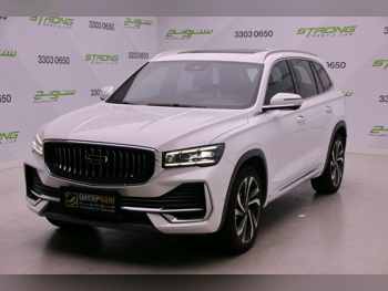 Geely  Monjaro  Luxury  2023  Automatic  55,000 Km  4 Cylinder  Four Wheel Drive (4WD)  SUV  White  With Warranty