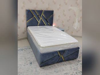 Beds - Single  - Gray  - Mattress Included