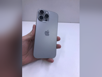 هواتف نقالة ابل  - ايفون 16  - برو ماكس  - تيتانيوم طبيعي  - 256 جيجابايت  - تحت الضمان