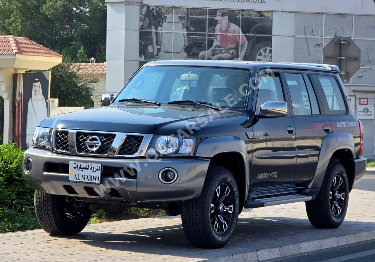 Nissan  Patrol  Super Safari  2024  Automatic  800 Km  6 Cylinder  Four Wheel Drive (4WD)  SUV  Black  With Warranty