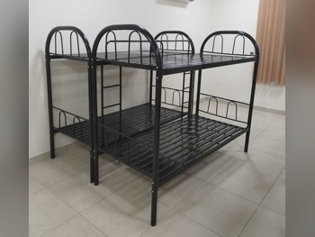 Beds - Double bunk  - Black  - Mattress Included