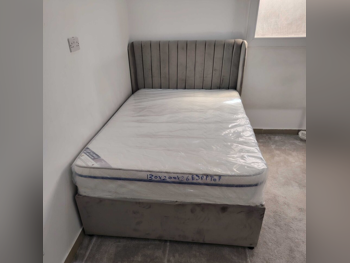 Beds - Single  - Gray  - Mattress Included