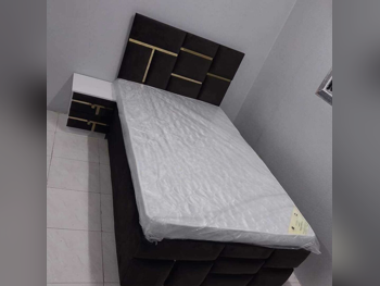 Beds - Single  - Green  - Mattress Included  - With Bedside Table