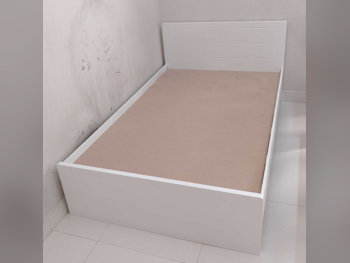 Beds - Single  - White  - Mattress Included