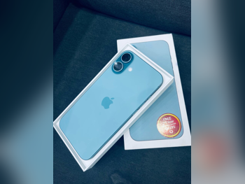 هواتف نقالة ابل  - ايفون 16  - بلس  - أخضر  - 128 جيجابايت  - تحت الضمان