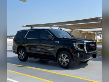 GMC  Yukon  SLE  2021  Automatic  90,000 Km  8 Cylinder  Rear Wheel Drive (RWD)  SUV  Black