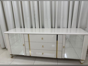 Tables & Sideboards Multipurpose Table  - NABCO Furniture Center  - Beige  - With Mirror