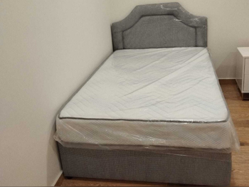 Beds - Single  - Gray  - Mattress Included