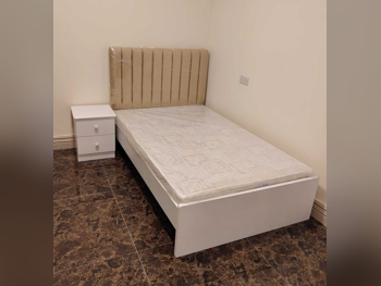 Beds - Single  - Yellow  - Mattress Included  - With Bedside Table