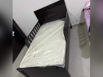Beds - Single  - Brown  - Mattress Included